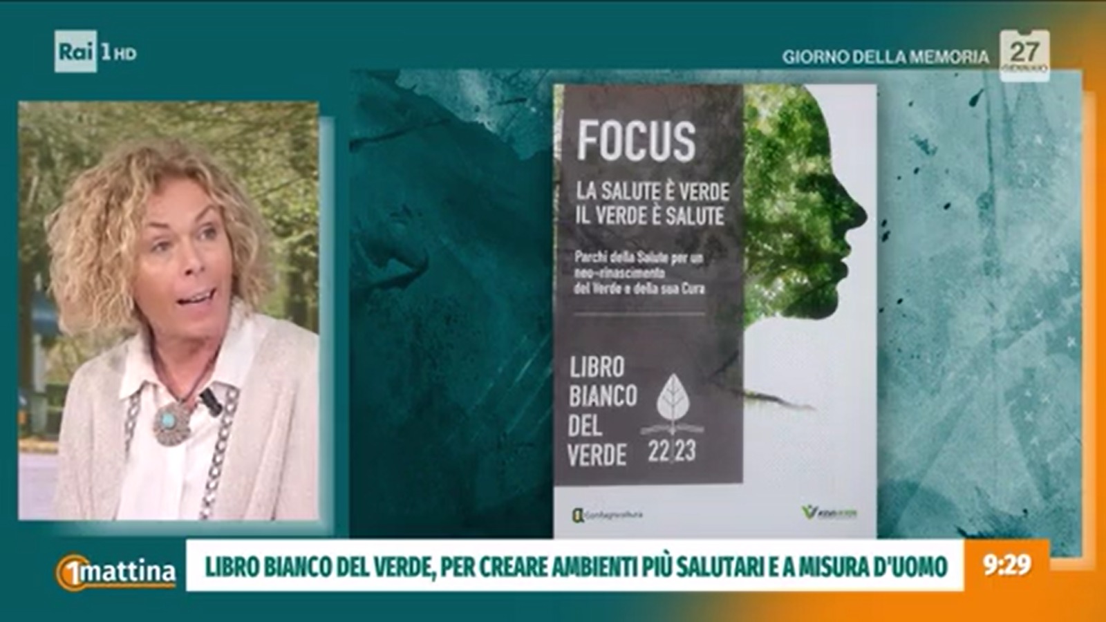 Il Libro Bianco del Verde a RaiUno